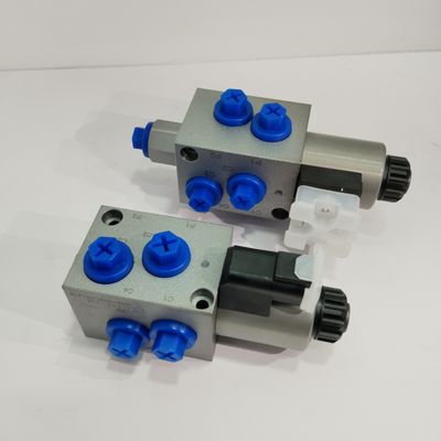 水力電気オンオフソレノイドバルブ 2 ポジション 6 方向 鋼鉄体