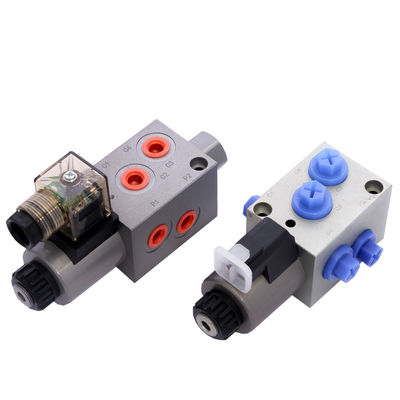 高効率のソレノイド制御バルブ 6 Way 2 ポジション 水力電気バルブ
